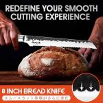 Huusk 8-Inch Japanese Serrated Bread Knife