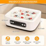 9-Jar Greek Yogurt Maker with Temperature Control