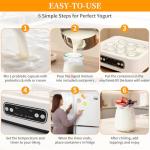 9-Jar Greek Yogurt Maker with Temperature Control