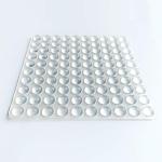 100 Clear Adhesive Bumper Pads for Furniture