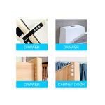 100 Clear Adhesive Bumper Pads for Furniture