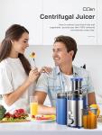 800W Centrifugal Juicer with Wide Mouth Chute