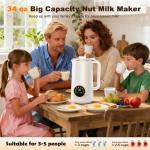 10-in-1 Automatic Nut Milk Maker 34oz