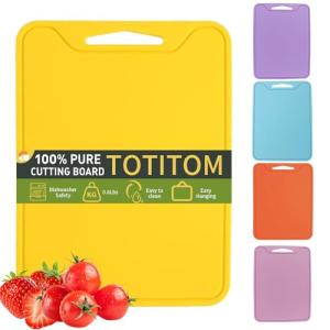 Yellow BPA Free Silicone Cutting Board, 11.8''x 8.6