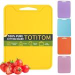 Yellow BPA Free Silicone Cutting Board, 11.8''x 8.6