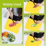 Yellow BPA Free Silicone Cutting Board, 11.8''x 8.6