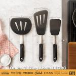DI ORO Chef Series Silicone Spatula Set (3-Piece)