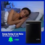 Compact Chest Freezer with Temperature Display and Baskets