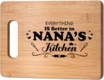Personalized Engraved Bamboo Cutting Board for Grandma
