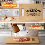 Personalized Engraved Bamboo Cutting Board for Grandma