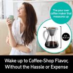 Coffee Gator Pour Over Coffee Maker – 14oz Glass