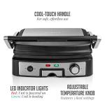 OVENTE Electric Panini Press with Temperature Control