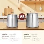 68oz Stainless Steel Deep Fryer Pot with Basket