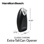 Hamilton Beach Electric Can Opener with Knife Sharpener