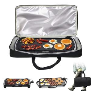 Portable Electric Griddle Carrying Bag with Lining