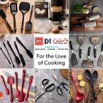 DI ORO Chef Series Silicone Spatula Set (3-Piece)