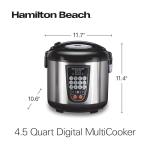 Hamilton Beach 20-Cup Digital Rice Cooker & Steamer