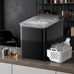 Fast Ice Maker with Self-Cleaning Feature and Scoop