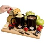 Evelots Mini Fondue Pot Set with Mugs