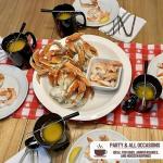 Evelots Mini Fondue Pot Set with Mugs