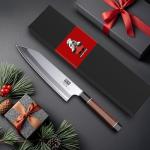SHAN ZU 8 Inch Japanese Chef Knife with Handle