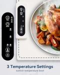 Portable Electric Food Warming Tray with 3 Modes