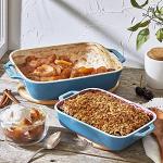 Staub 2-Piece Rustic Turquoise Baking Dish Set