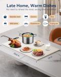Portable Electric Food Warming Tray with 3 Modes