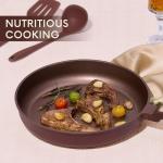 CAROTE 14-Piece Nonstick Cookware Set, Wine Red