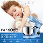 Vezzio 9.5 Qt Electric Stand Mixer - Blue