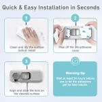 Child Safety Refrigerator Locks - 6 Pack Set