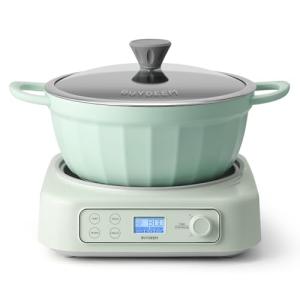 BUYDEEM 5-in-1 Slow Cooker with Nonstick Pot