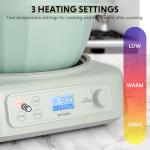 BUYDEEM 5-in-1 Slow Cooker with Nonstick Pot