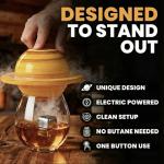 Electric Cocktail Smoker Kit with Wood Chips