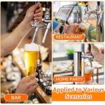 Adjustable Flow Kegerator Tower with Beer Faucet