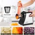 Electric Cheese Grater and Vegetable Slicer 5-in-1