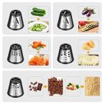 Electric Cheese Grater and Vegetable Slicer 5-in-1
