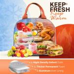 4-Compartment Bento Lunch Box Set in Grey