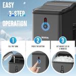 INOVIVA Countertop Nugget Ice Maker – Fast & Compact