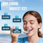 INOVIVA Countertop Nugget Ice Maker – Fast & Compact