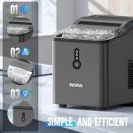 INOVIVA Countertop Nugget Ice Maker – Fast & Compact