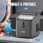 INOVIVA Countertop Nugget Ice Maker – Fast & Compact