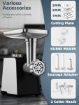 Oaomi Electric Meat Grinder & Sausage Stuffer