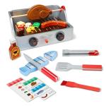 Melissa & Doug Wooden Barbecue Play Food Set