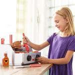 Melissa & Doug Wooden Barbecue Play Food Set