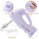 7-Speed Electric Hand Mixer with 5 Accessories