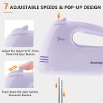 7-Speed Electric Hand Mixer with 5 Accessories