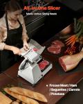 VEVOR 10-Inch Electric Meat Slicer with Adjustable Thickness