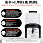 BrewDemon Frost Conical Fermenter for Home Brewing