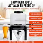 BrewDemon Frost Conical Fermenter for Home Brewing